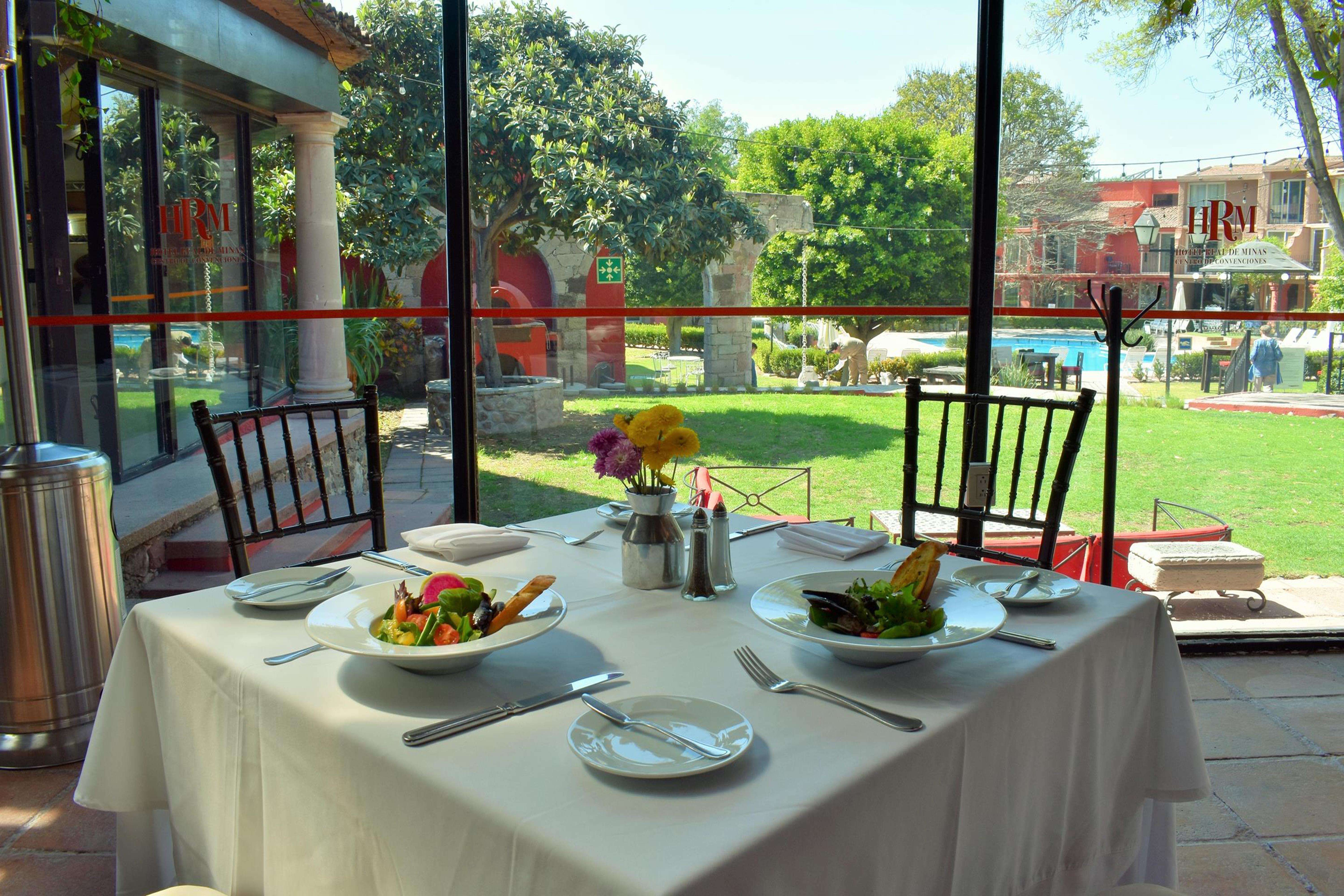 Real De Minas San Miguel De Allende Buitenkant foto Restaurant