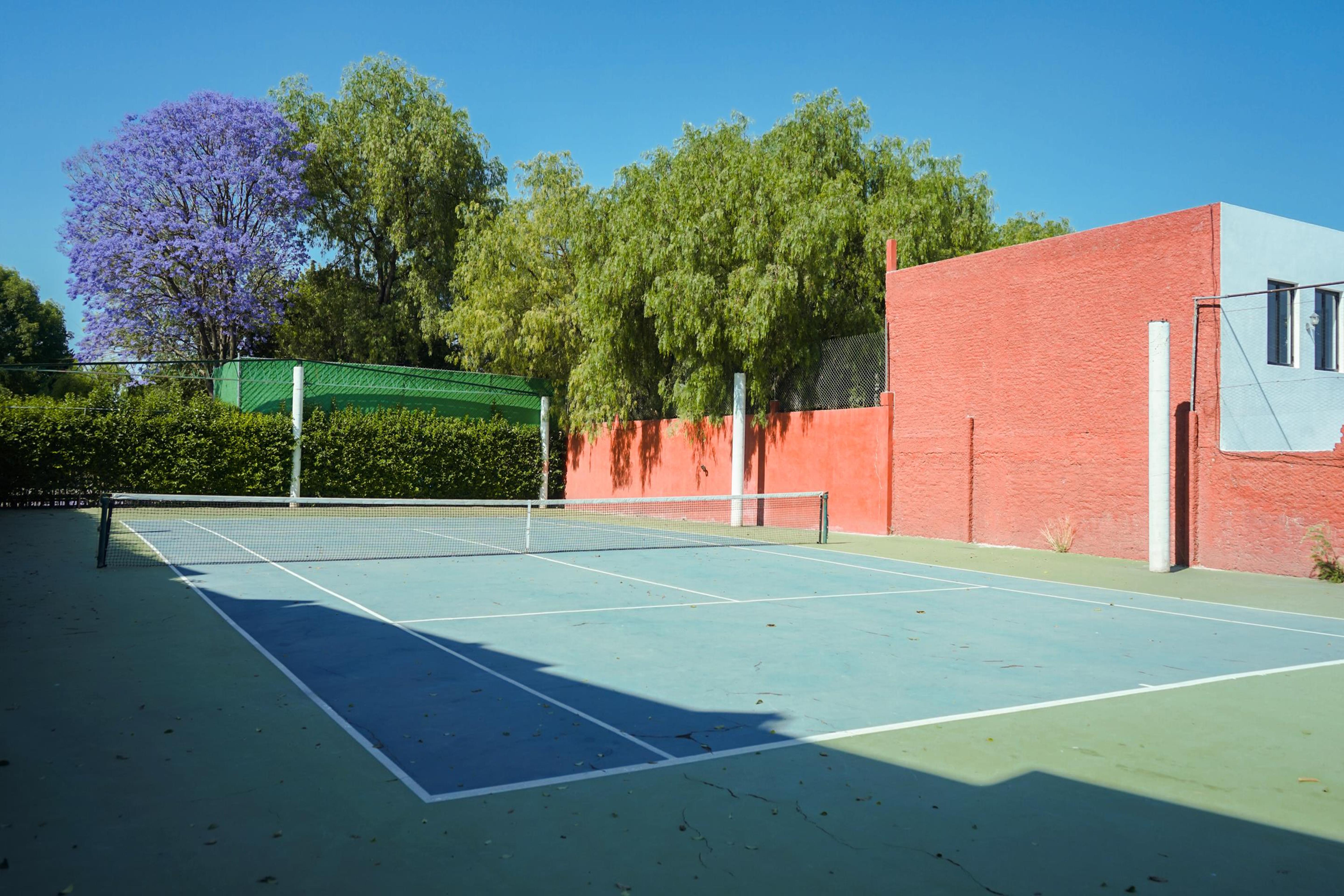 Real De Minas San Miguel De Allende Buitenkant foto Tennis court at the school